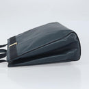 Salvatore Ferragamo Vala Tote Bag Leather Blue Gold Auth ka1850-5