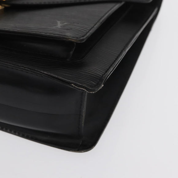LOUIS VUITTON Epi Monceau 28 Hand Bag Black M52122 LV Auth ka1852