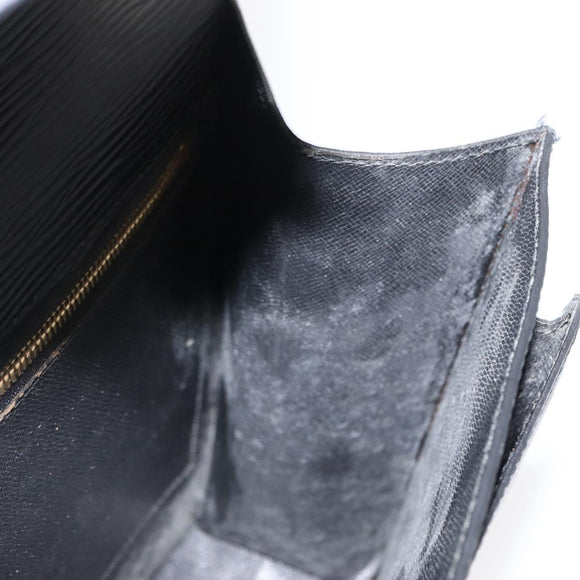 LOUIS VUITTON Epi Monceau 28 Hand Bag Black M52122 LV Auth ka1852