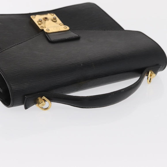 LOUIS VUITTON Epi Monceau 28 Hand Bag Black M52122 LV Auth ka1852