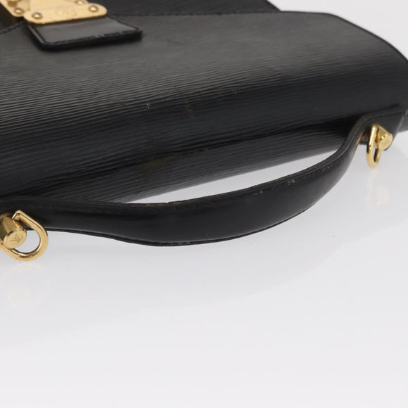 LOUIS VUITTON Epi Monceau 28 Hand Bag Black M52122 LV Auth ka1852
