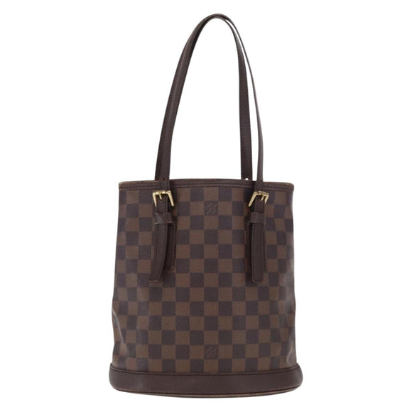 LOUIS VUITTON Damier Ebene Marais Shoulder Bag N42240 LV Auth ka1853