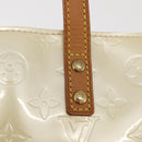 LOUIS VUITTON Monogram Vernis Reade PM Hand Bag Perle M91336 LV Auth ka1854-17