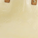 LOUIS VUITTON Monogram Vernis Reade PM Hand Bag Perle M91336 LV Auth ka1854-3