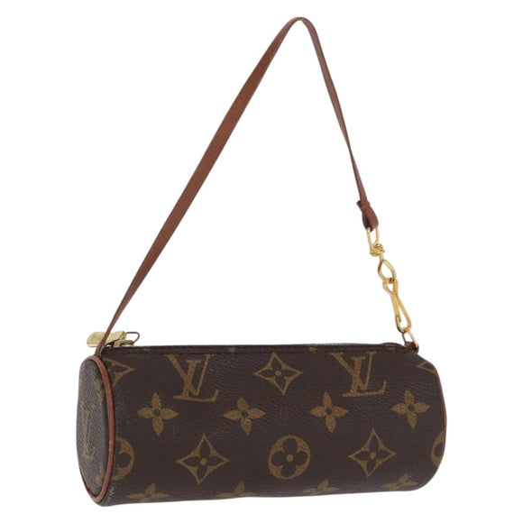 LOUIS VUITTON Monogram Papillon Pouch LV Auth ka1859