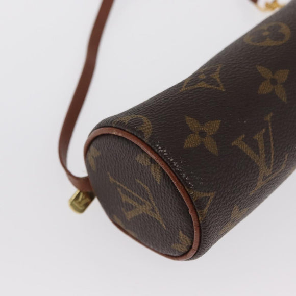 LOUIS VUITTON Monogram Papillon Pouch LV Auth ka1859