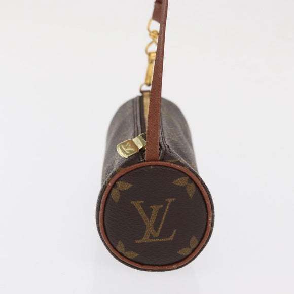LOUIS VUITTON Monogram Papillon Pouch LV Auth ka1859