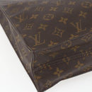 LOUIS VUITTON Monogram Sac Plat Hand Bag M51140 LV Auth ka1860-13