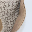 GUCCI GG Plus Supreme Web Sherry Line Tote Bag PVC Beige Gold Auth ka1861-21