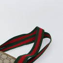 GUCCI GG Plus Supreme Web Sherry Line Tote Bag PVC Beige Gold Auth ka1861-8
