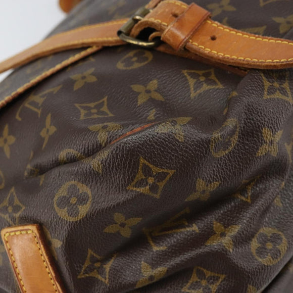LOUIS VUITTON Monogram Saumur 43 Shoulder Bag M42252 LV Auth ka1863