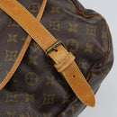 LOUIS VUITTON Monogram Saumur 43 Shoulder Bag M42252 LV Auth ka1863-22