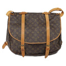 LOUIS VUITTON Monogram Saumur 43 Shoulder Bag M42252 LV Auth ka1863-2