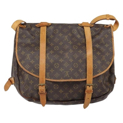 LOUIS VUITTON Monogram Saumur 43 Shoulder Bag M42252 LV Auth ka1863 - 0
