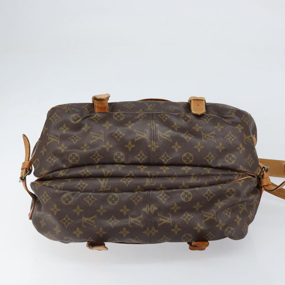 LOUIS VUITTON Monogram Saumur 43 Shoulder Bag M42252 LV Auth ka1863