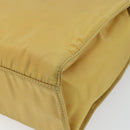 PRADA Hand Bag Nylon Yellow Gold Auth ka1864-10