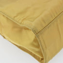 PRADA Hand Bag Nylon Yellow Gold Auth ka1864-11