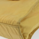 PRADA Hand Bag Nylon Yellow Gold Auth ka1864-12