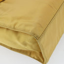 PRADA Hand Bag Nylon Yellow Gold Auth ka1864-13