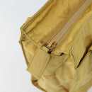 PRADA Hand Bag Nylon Yellow Gold Auth ka1864-14