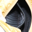 PRADA Hand Bag Nylon Yellow Gold Auth ka1864-21
