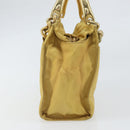 PRADA Hand Bag Nylon Yellow Gold Auth ka1864-5