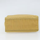 PRADA Hand Bag Nylon Yellow Gold Auth ka1864-9