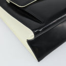 Salvatore Ferragamo Gancini Tote Bag Patent leather Black Gold Auth ka1865-11