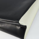 Salvatore Ferragamo Gancini Tote Bag Patent leather Black Gold Auth ka1865-12