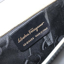 Salvatore Ferragamo Gancini Tote Bag Patent leather Black Gold Auth ka1865-16