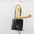 Salvatore Ferragamo Gancini Tote Bag Patent leather Black Gold Auth ka1865-23