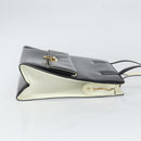 Salvatore Ferragamo Gancini Tote Bag Patent leather Black Gold Auth ka1865-4