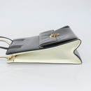 Salvatore Ferragamo Gancini Tote Bag Patent leather Black Gold Auth ka1865-5