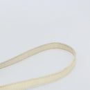 BURBERRY Nova Check Shoulder Bag Canvas Leather Beige Silver Auth ka1870-8