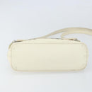 BURBERRY Nova Check Shoulder Bag Canvas Leather Beige Silver Auth ka1870-9