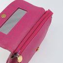 CHANEL Pouch Caviar Skin Pink Gold CC Auth ka1871-13