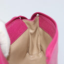 CHANEL Pouch Caviar Skin Pink Gold CC Auth ka1871-17