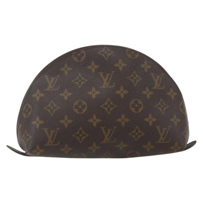 LOUIS VUITTON Monogram Trousse Demi Ronde Cosmetic Pouch M47520 LV Auth ka1872 - 0