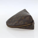 LOUIS VUITTON Monogram Trousse Demi Ronde Cosmetic Pouch M47520 LV Auth ka1872-4