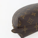 LOUIS VUITTON Monogram Trousse Demi Ronde Cosmetic Pouch M47520 LV Auth ka1872-14