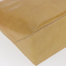 LOUIS VUITTON Monogram Vernis Reade PM Hand Bag Beige M91144 LV Auth ka1876-15