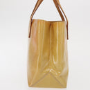 LOUIS VUITTON Monogram Vernis Reade PM Hand Bag Beige M91144 LV Auth ka1876-3