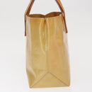 LOUIS VUITTON Monogram Vernis Reade PM Hand Bag Beige M91144 LV Auth ka1876-4