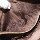 Salvatore Ferragamo Gancini Hand Bag Leather Pink Gold Auth ka1877V-26