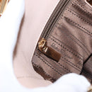 Salvatore Ferragamo Gancini Hand Bag Leather Pink Gold Auth ka1877V-27