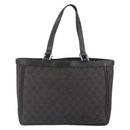 GUCCI GG Canvas Hand Bag Black Silver 268639 Auth ka1878-3