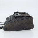 GUCCI GG Canvas Hand Bag Black Silver 268639 Auth ka1878-5