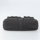 GUCCI GG Canvas Hand Bag Black Silver 268639 Auth ka1878-9