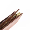 LOUIS VUITTON Epi Pochette Homme Bag Brown Zipangu Gold M52528 LV Auth ka1883-8