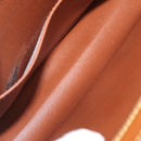 LOUIS VUITTON Epi Pochette Homme Bag Brown Zipangu Gold M52528 LV Auth ka1883-10